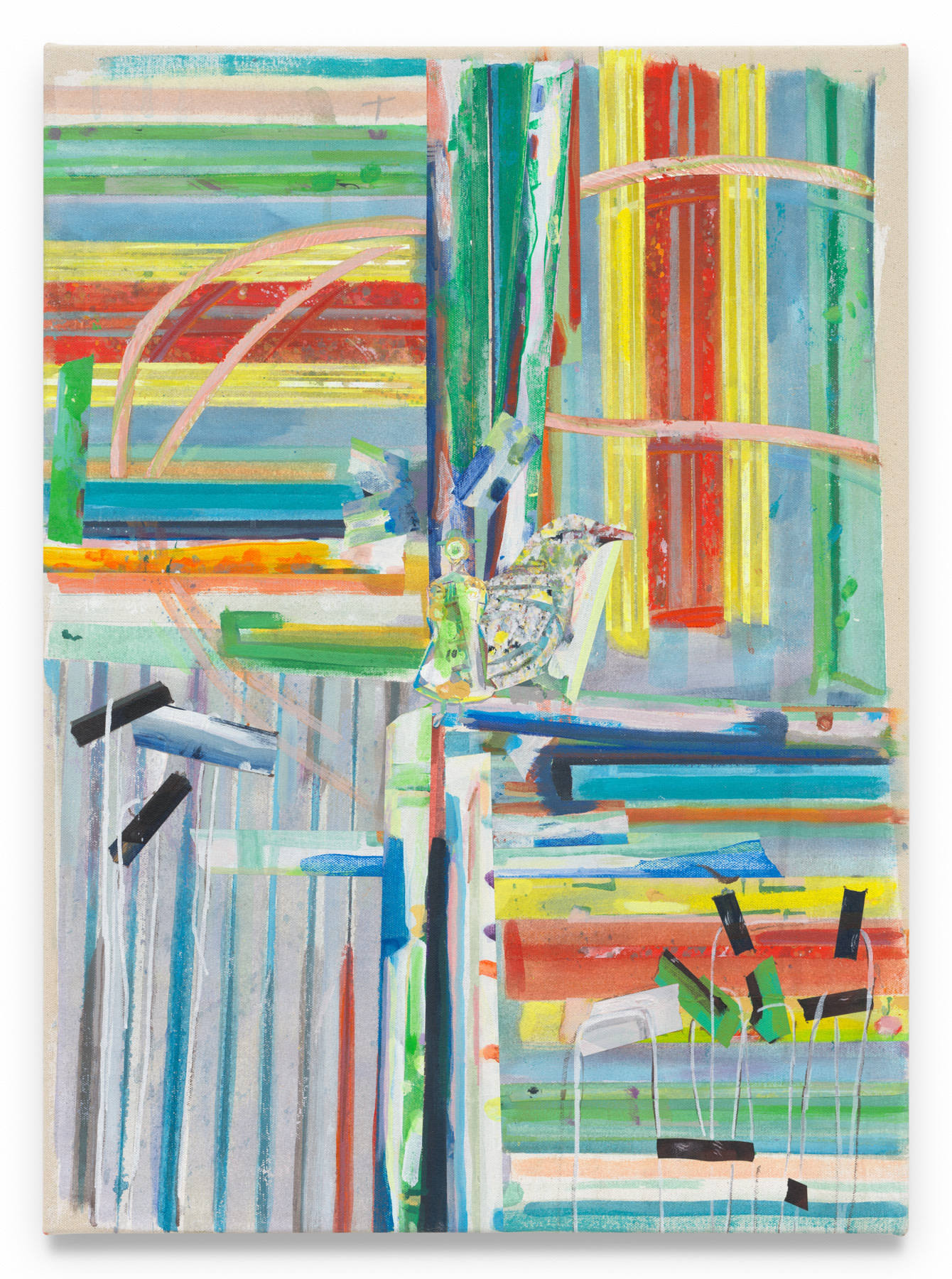 tapescapemomaps1gny, 2024, Acrylic on canvas, 28 x 20 inches, 71.1 x 50.8 cm,&nbsp;MMG#37255