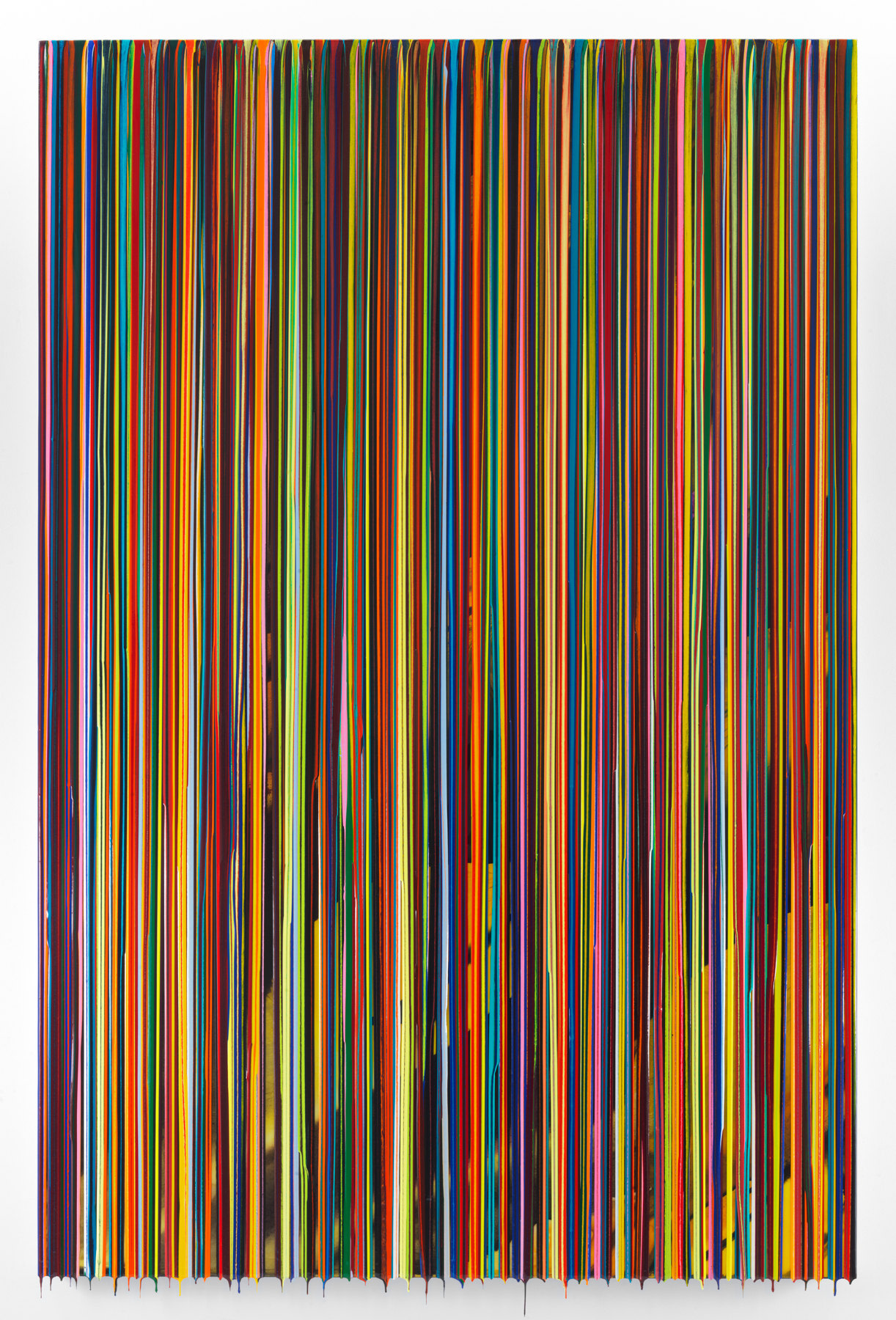 FROMTHEOUTLYINGDISTRICTS, 2016, Epoxy resin and pigments on wood, 90 x 60 inches, 228.6 x 152.4 cm, AMY#28453