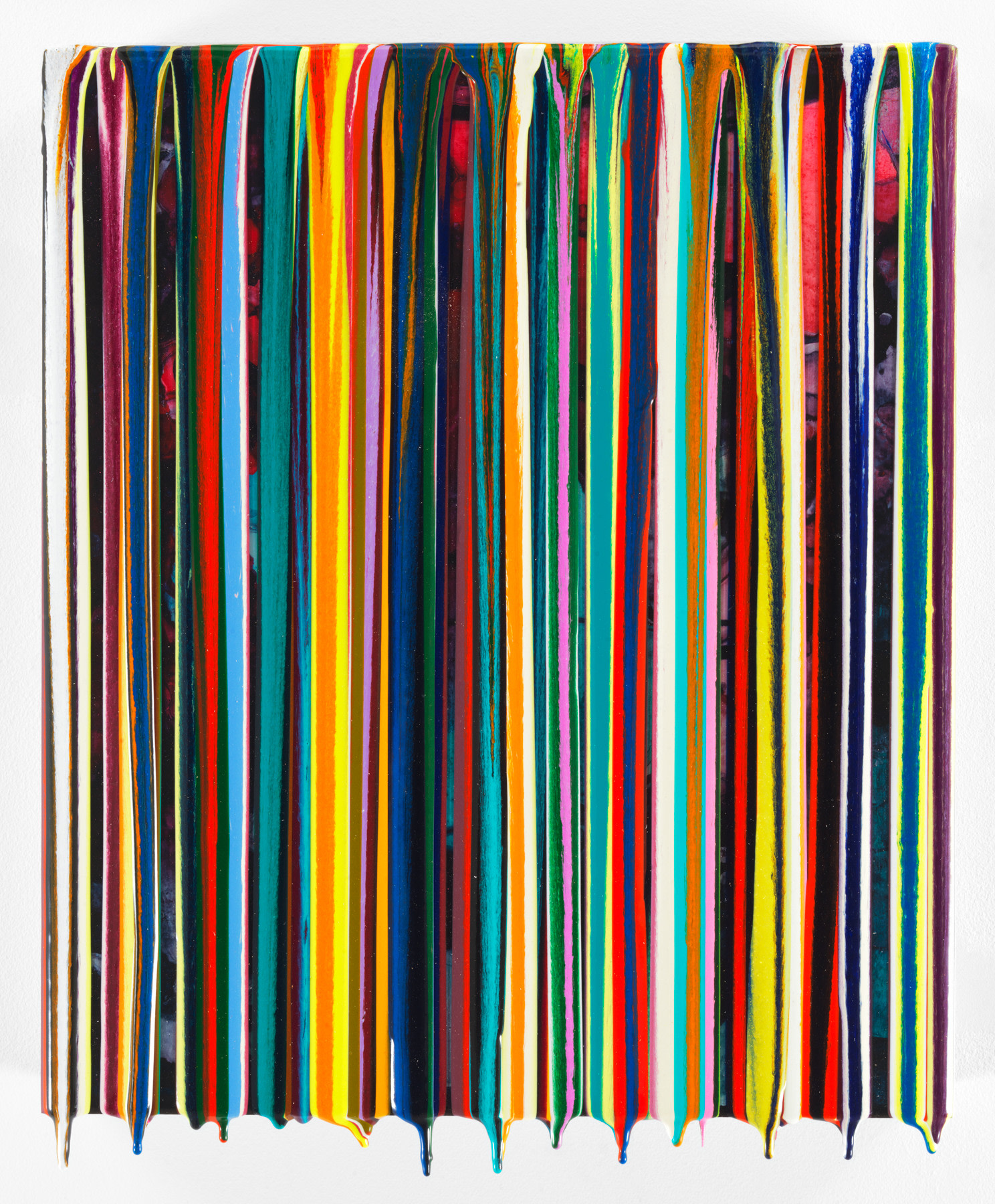 MOREAMORE, 2016, Epoxy resin and pigments on wood, 14 x 16 inches, 35.6 x 40.6 cm, AMY#28450