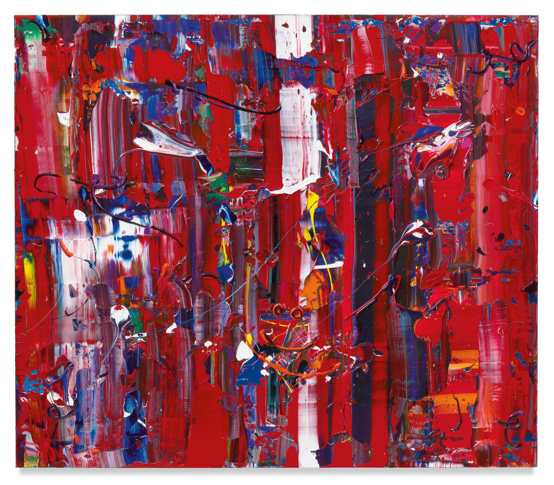 Michael Reafsnyder, Red Rocket, 2019, Acrylic on linen