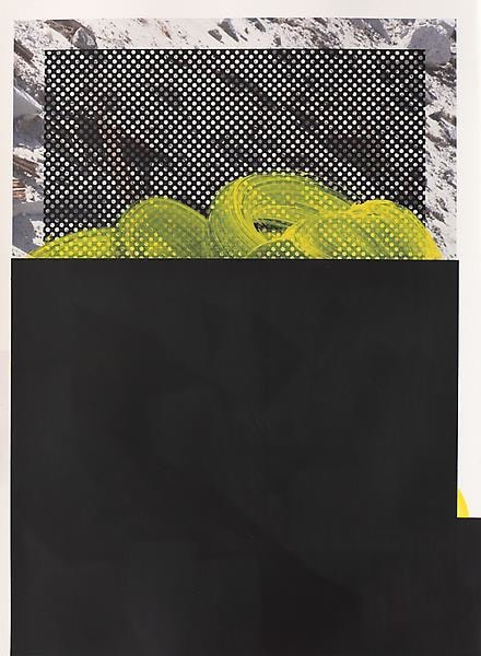 Untitled, 2014, Acrylic, oil, and UV cured ink on paper, 29 3/4 x 21 3/4 inches, 75.6 x 55.2 cm, A/Y#21425