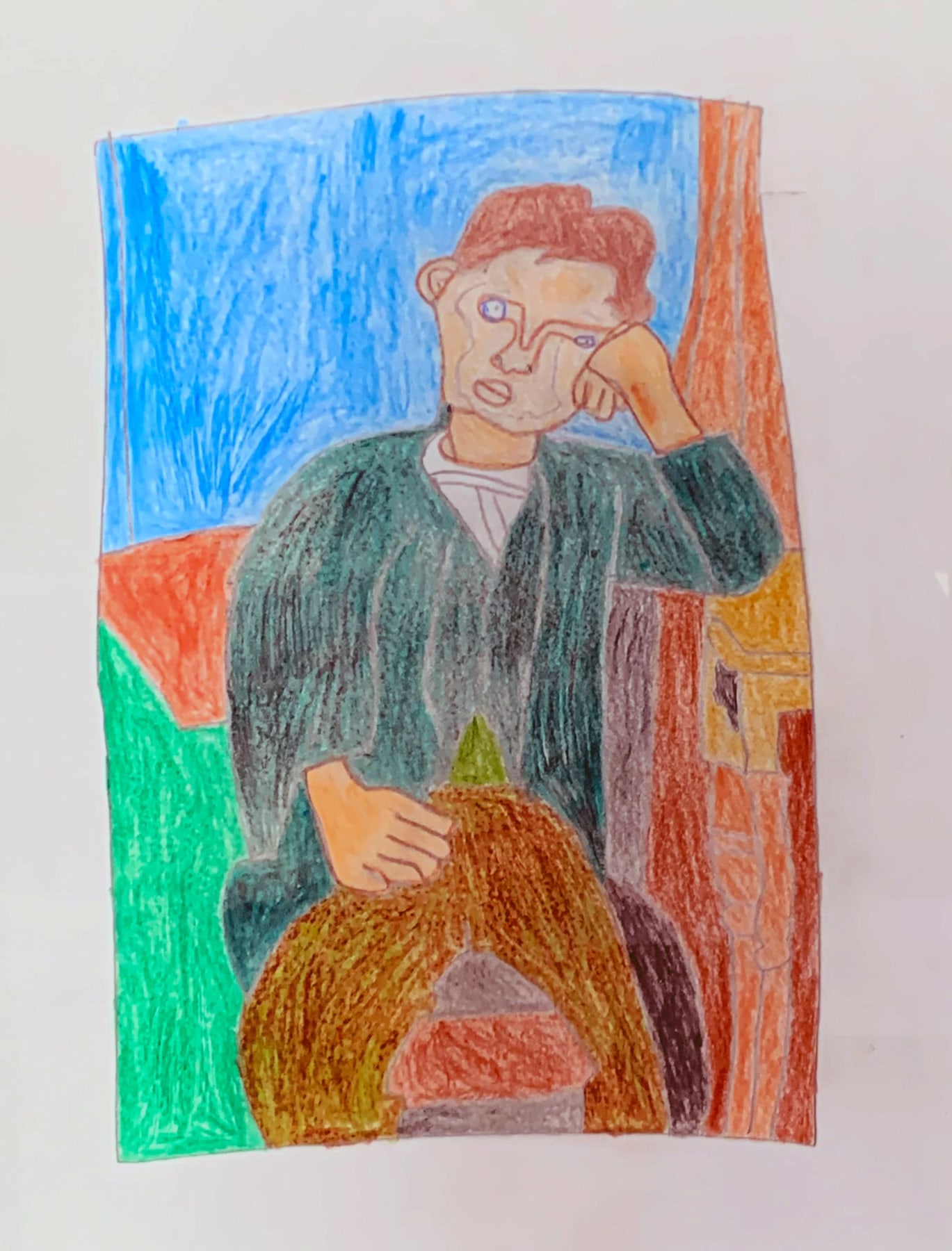 Quinlyn Seikot  The Apprentice (after Modigliani), 2019