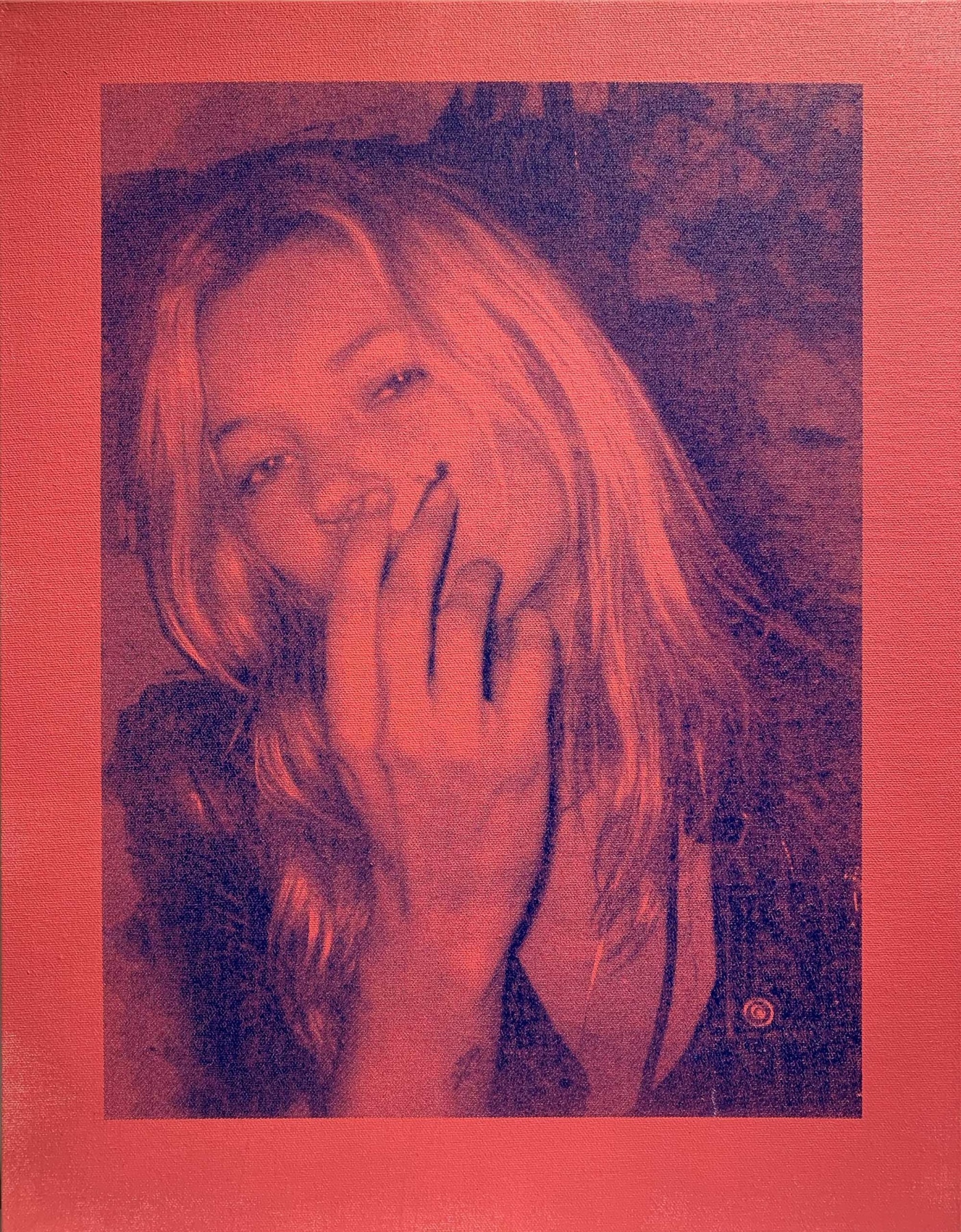 Michael Stiegler  Kate Moss Pink, 2019 art from the exhibition on Bowery at Lone Goat Gallery