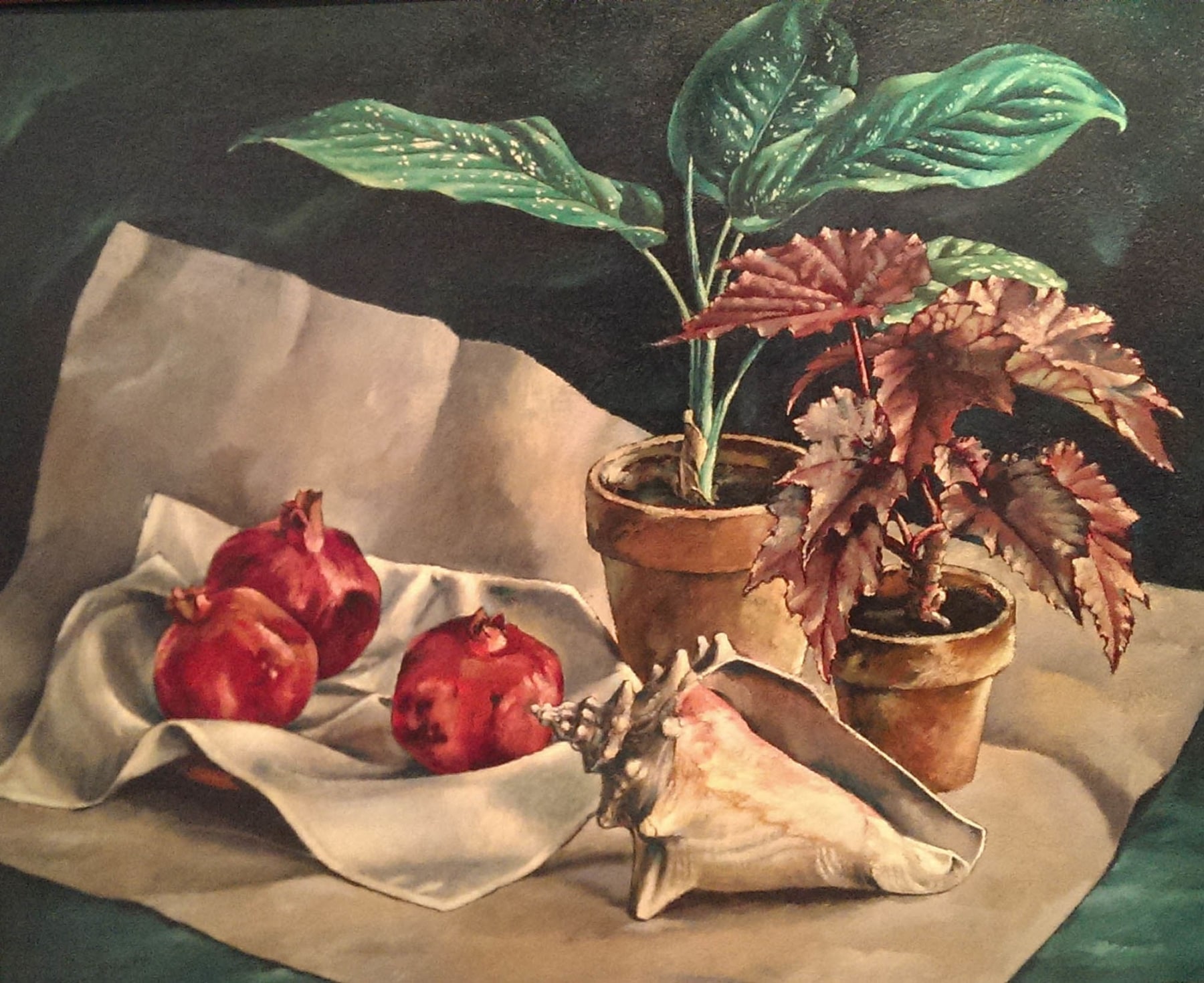 JEAN SWIGGETT (1910-1990), Pomegranate and Conch, c. 1950