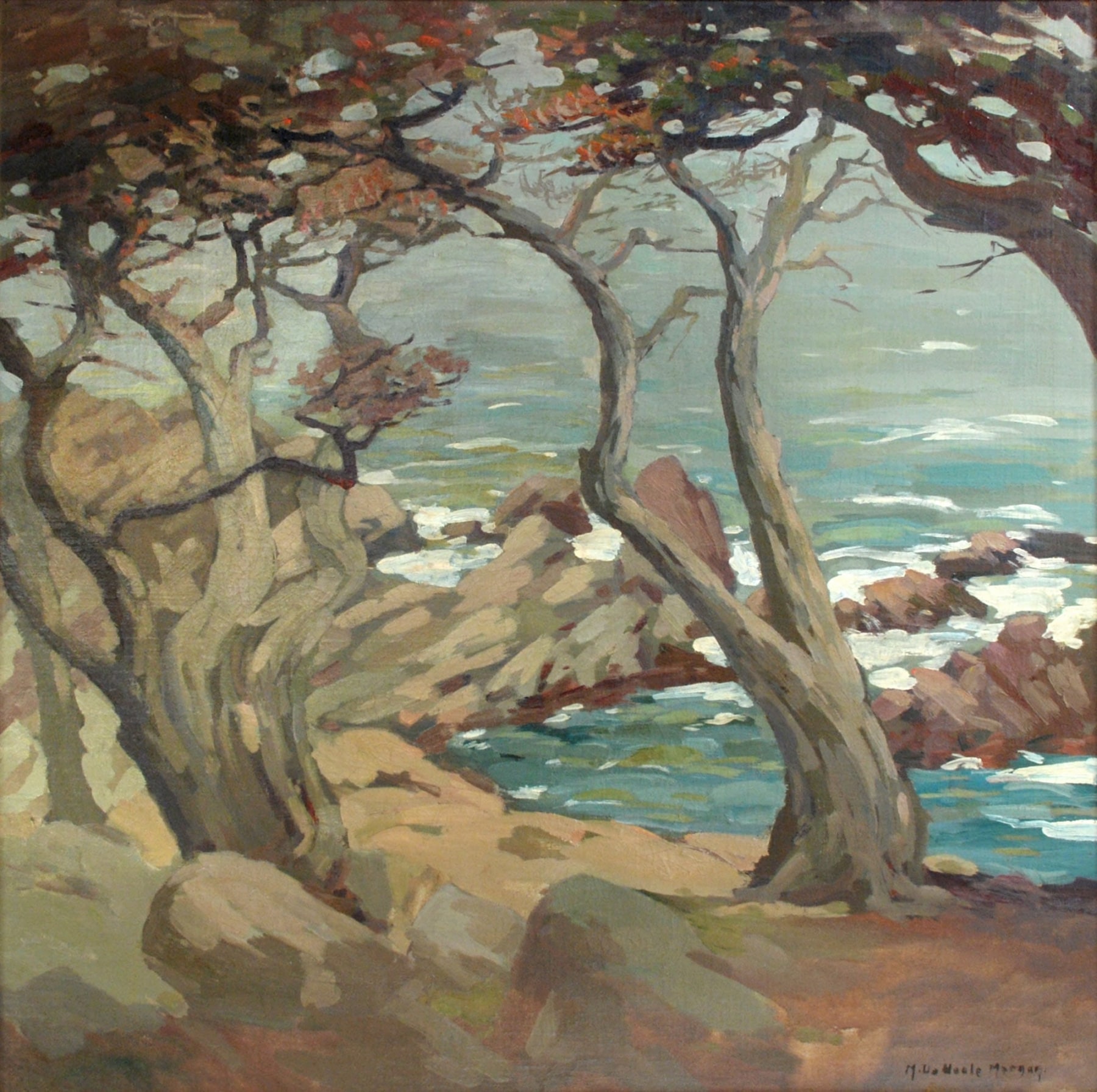 MARY DENEALE MORGAN (1868-1948), Windy Day at Dusk