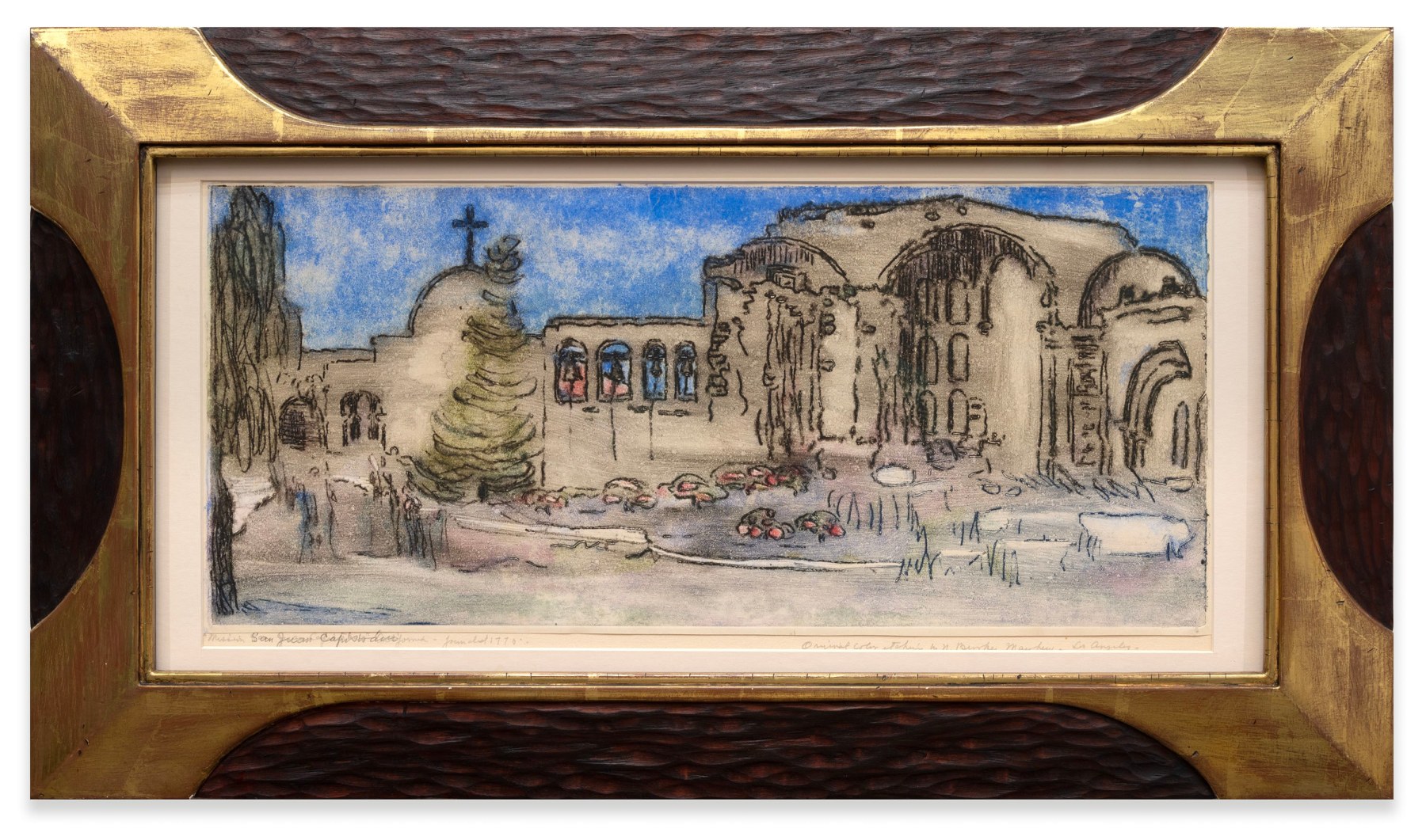 NELL BROOKER MAYHEW (1876-1940), San Juan Capistrano Mission - Major Work,