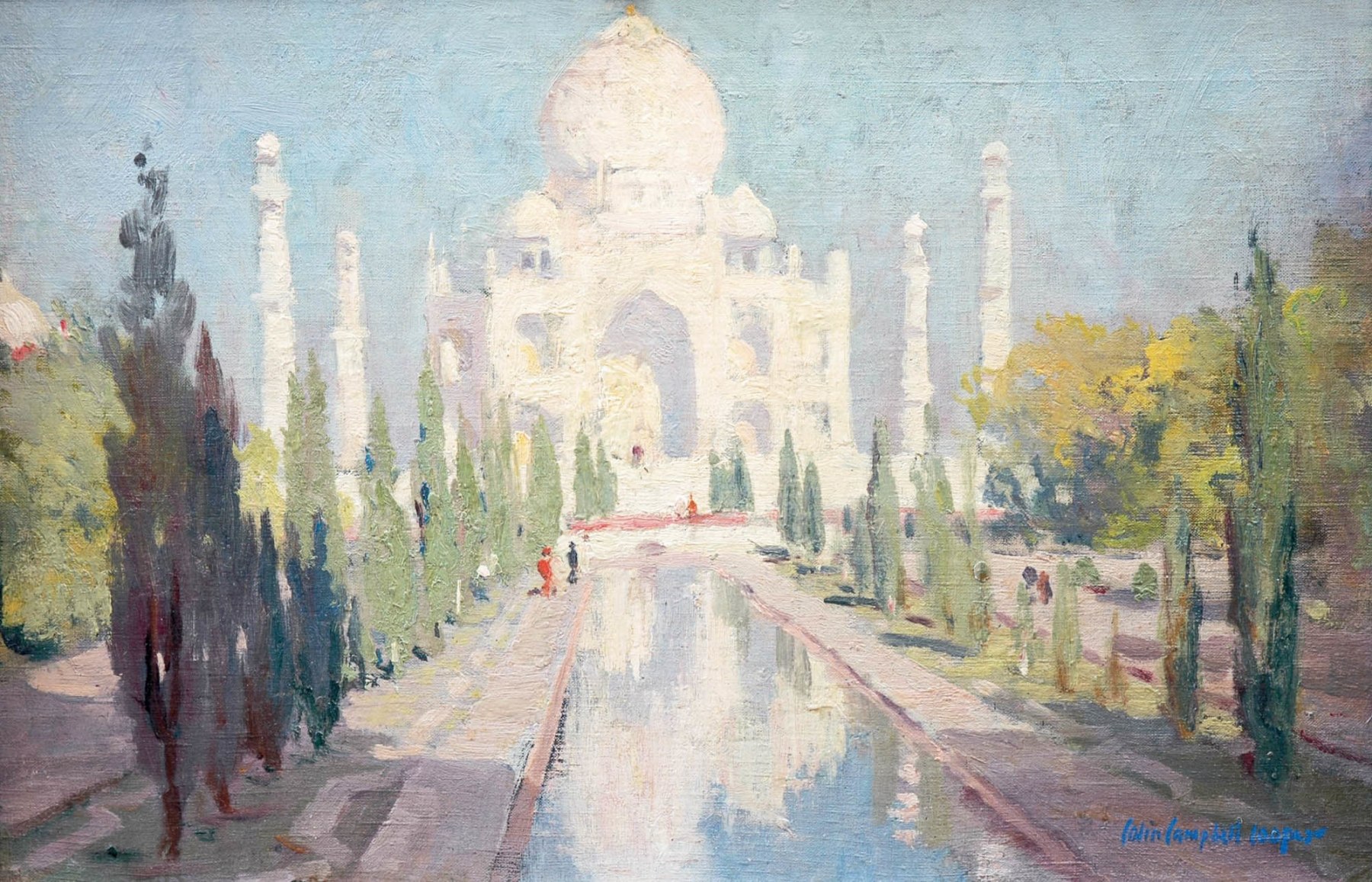 Colin Campbell Cooper, View of the Taj Mahal, Circa 1913