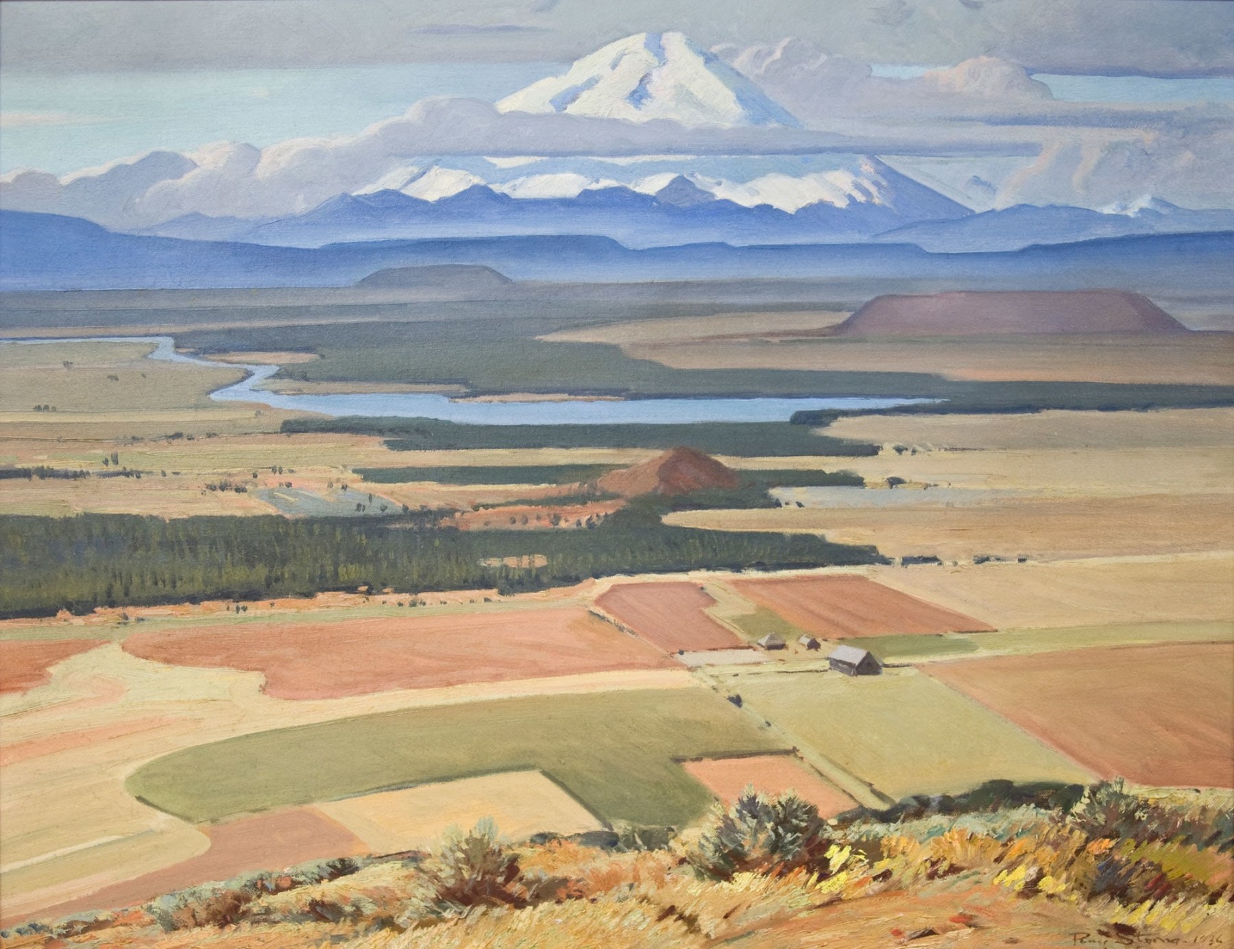 Ray Strong (1905-2006), Mt. Adams, 1936