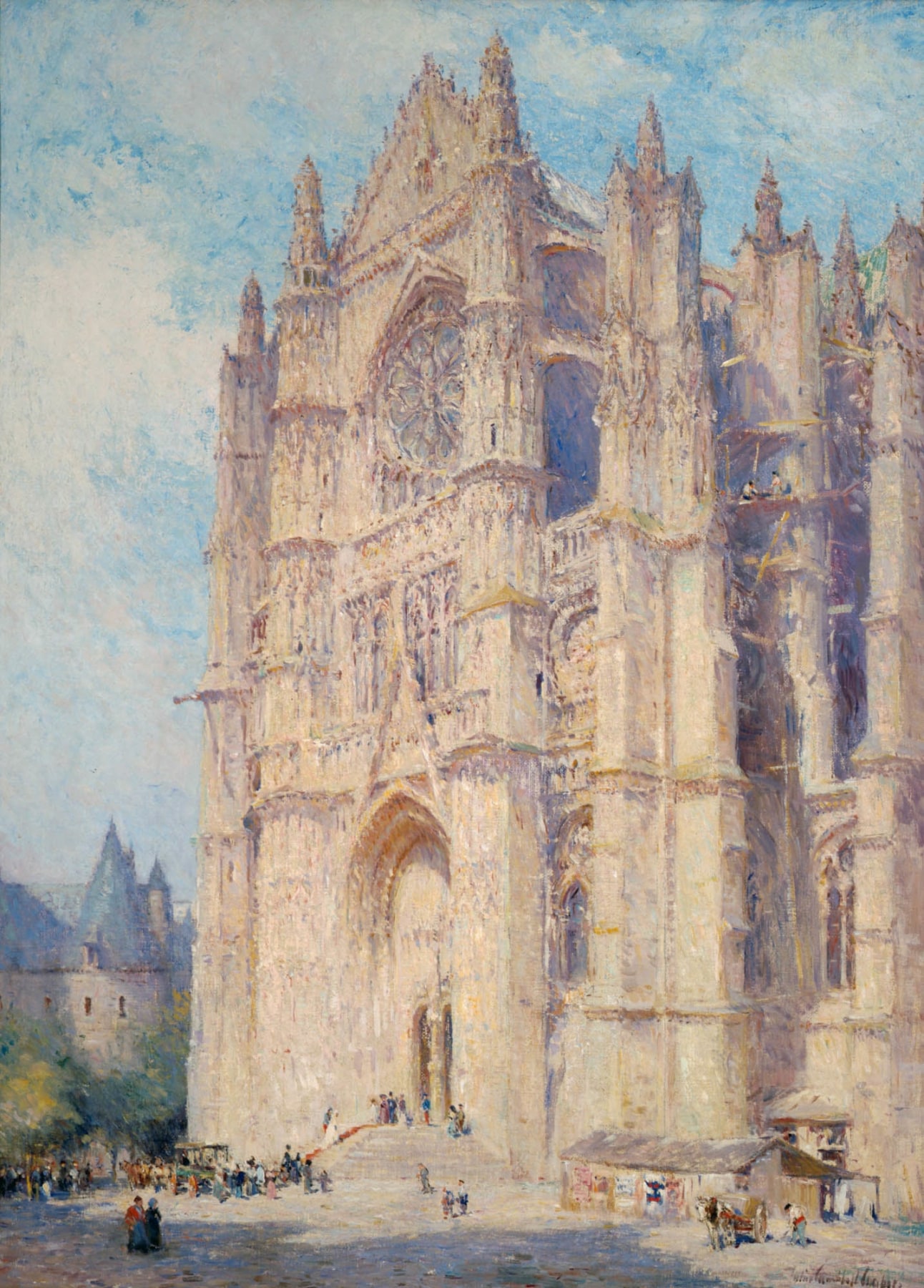 COLIN CAMPBELL COOPER (1856-1937), Beauvais Cathedral, c. 1912-1926