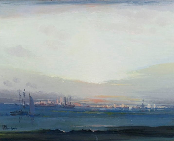 LEON DABO (1864-1960), View of Manhattan, c. 1920