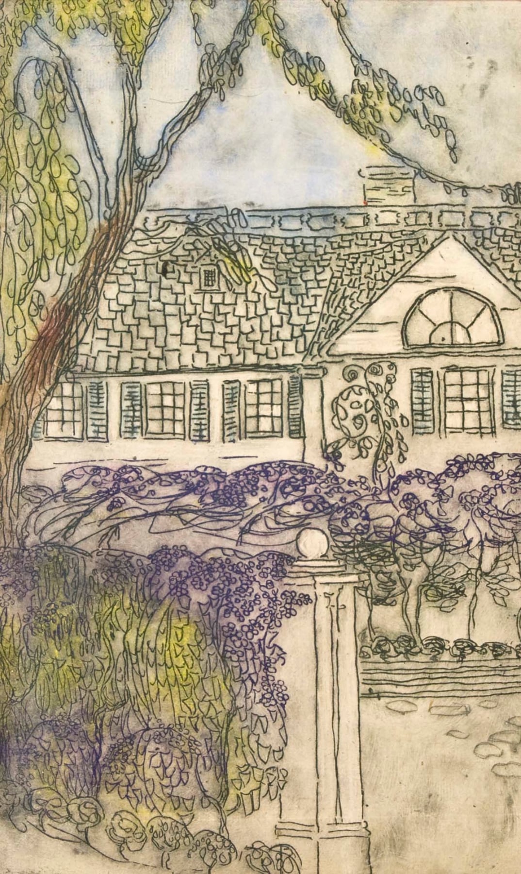 Longfellow's Home in Lilac Time, Nell Brooker Mayhew