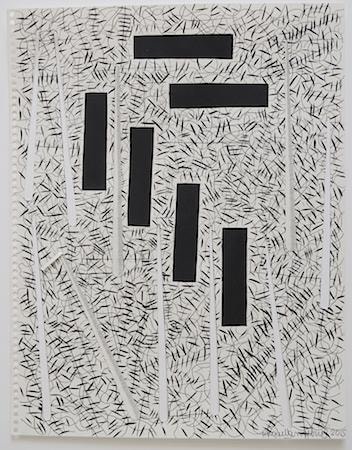Miguel Angel R&iacute;os, Drawing from the series &ldquo;Endless&rdquo; N&ordm; 42, 2015. Ink and pencil on paper and cut out, 14 1/8 x 11 in.  / 35.8 x 28 cm