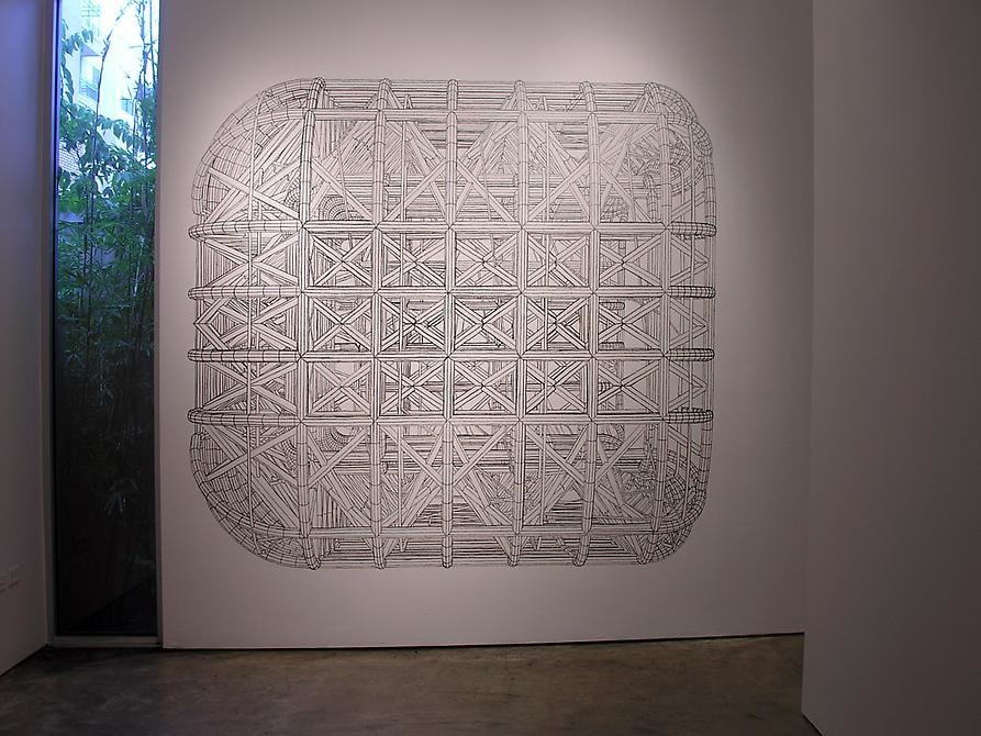 Pablo Siquier, Sicardi Gallery installation view, 2010