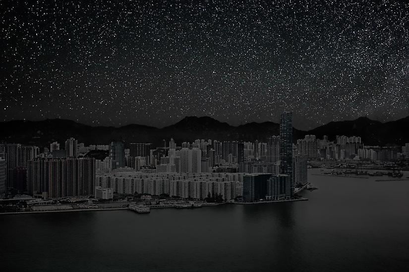 Hong Kong 22&deg; 17&rsquo; 22&rsquo;&rsquo; N 2012-03-23 lst 16:16, 26 x 40 inch pigment print -&nbsp;Edition of 5