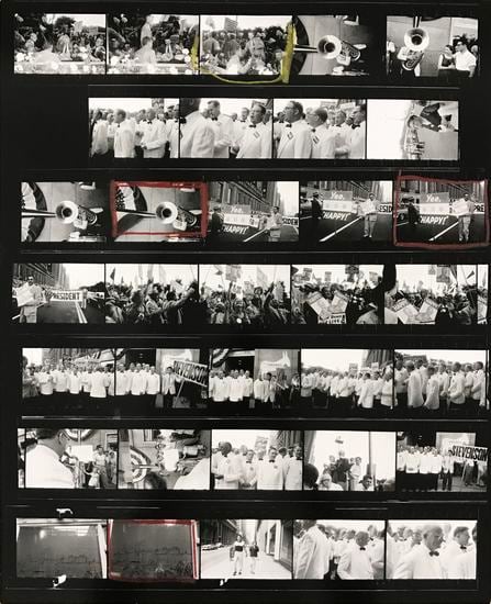 Robert Frank The Americans, Contact Sheet 57 of 81. 1958/2009.