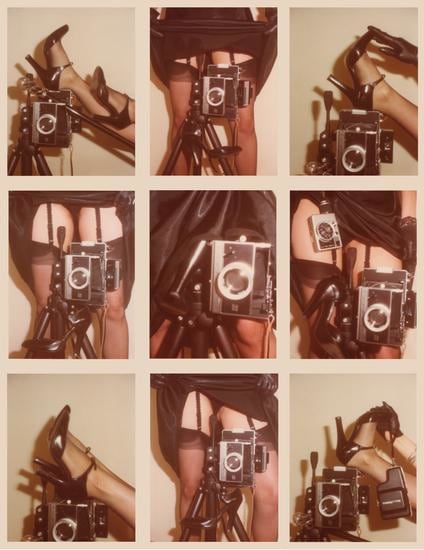  Shoe Series, 1976, 	Nine&nbsp;4.5 x 3.25 inch unique vintage Kodak prints