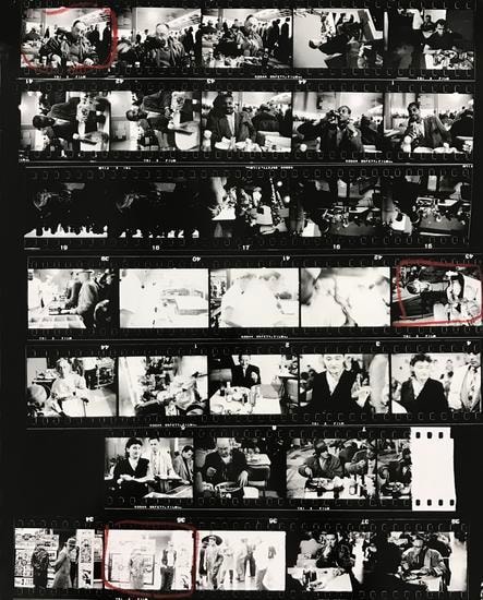 Robert Frank The Americans, Contact Sheet 67 of 81. 1958/2009.