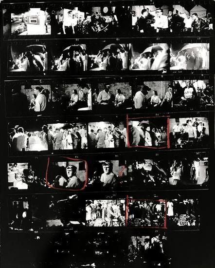 Robert Frank The Americans, Contact Sheet 80 of 81. 1958/2009.