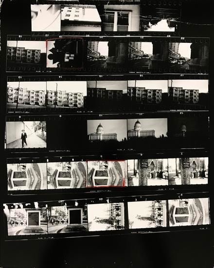 Robert Frank The Americans, Contact Sheet 53 of 81. 1958/2009.