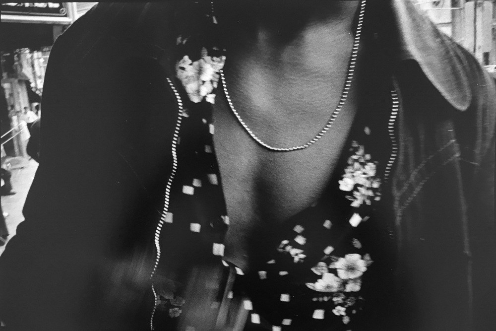 Zipper, Chain, Dark Chest, 1974, 16 x 20 inches