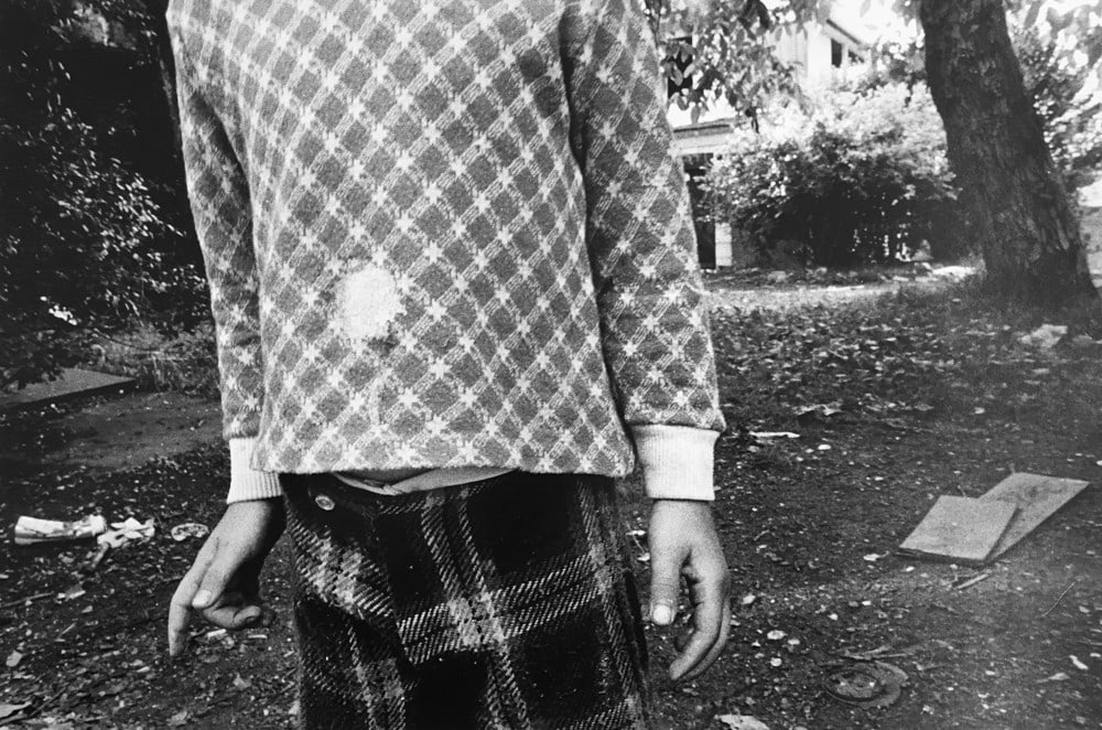 Hole in Shirt, 1974, 16 x 20 inches
