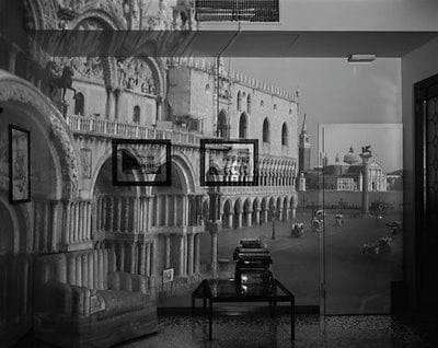 Abelardo Morell. Upright Camera Obscura Image of the Piazzetta San Marco Looking Southeast in Office, Venice.  2007 / printed 2009.