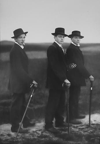 August Sander Young Farmers.  1914