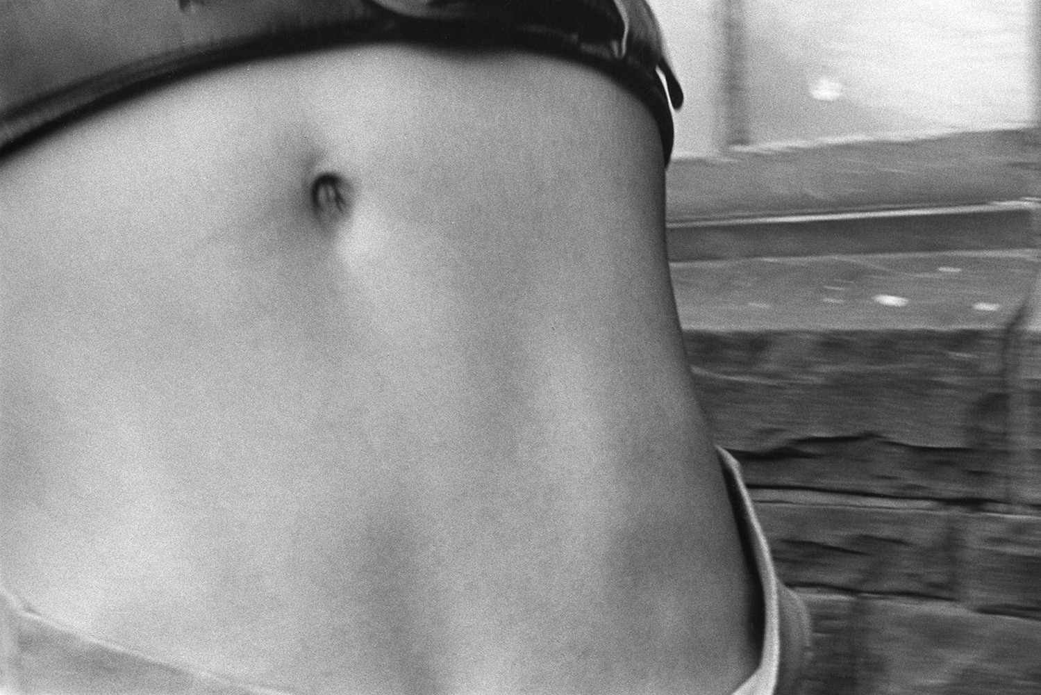 Belly Button Cartwheel, 1975, 16 x 20 inches
