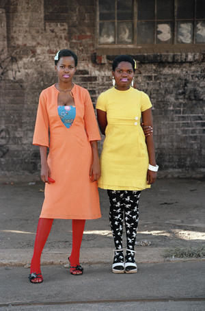 Lolo Veleko Cindy and Nkuli.  2004