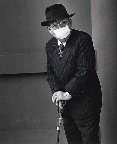 Hiroh Kikai An older man with a penetrating gaze.  2001