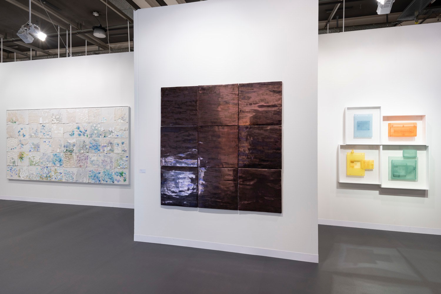 Lehmann Maupin Art Basel 2019 booth, installation view, perspective 3