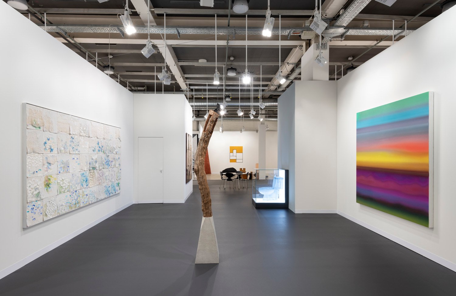 Lehmann Maupin Art Basel 2019 booth, installation view, perspective 1