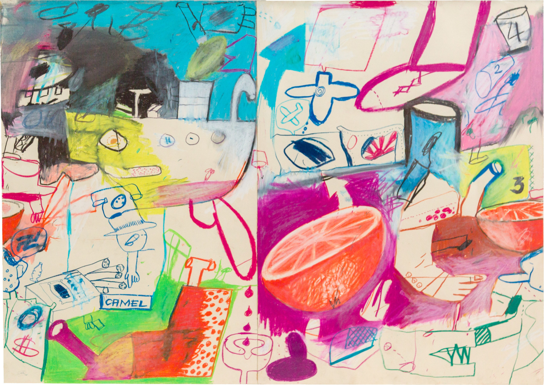Peter Saul: Early Works on Paper (1957-1965)
November 14, 2022 &amp;ndash; January 22, 2023
120 East 65th Street

Image link