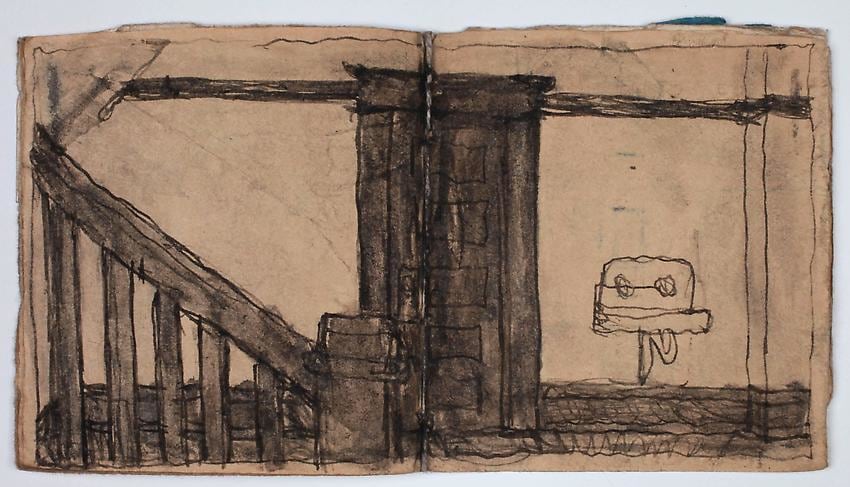 James Castle Untitled (Chesterfield)