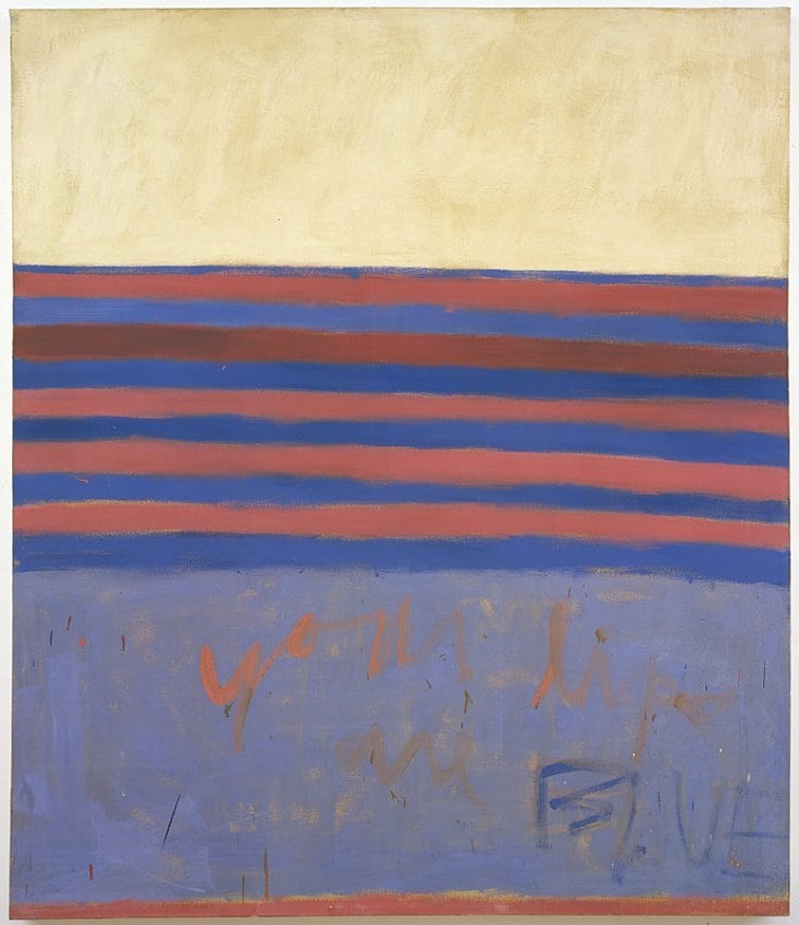 FRANK STELLA Your Lips Are Blue