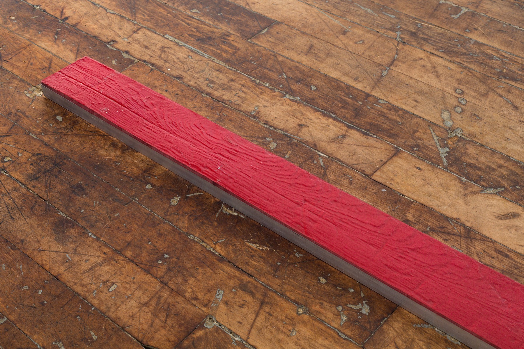 Alex Hay Untitled (Red plank)