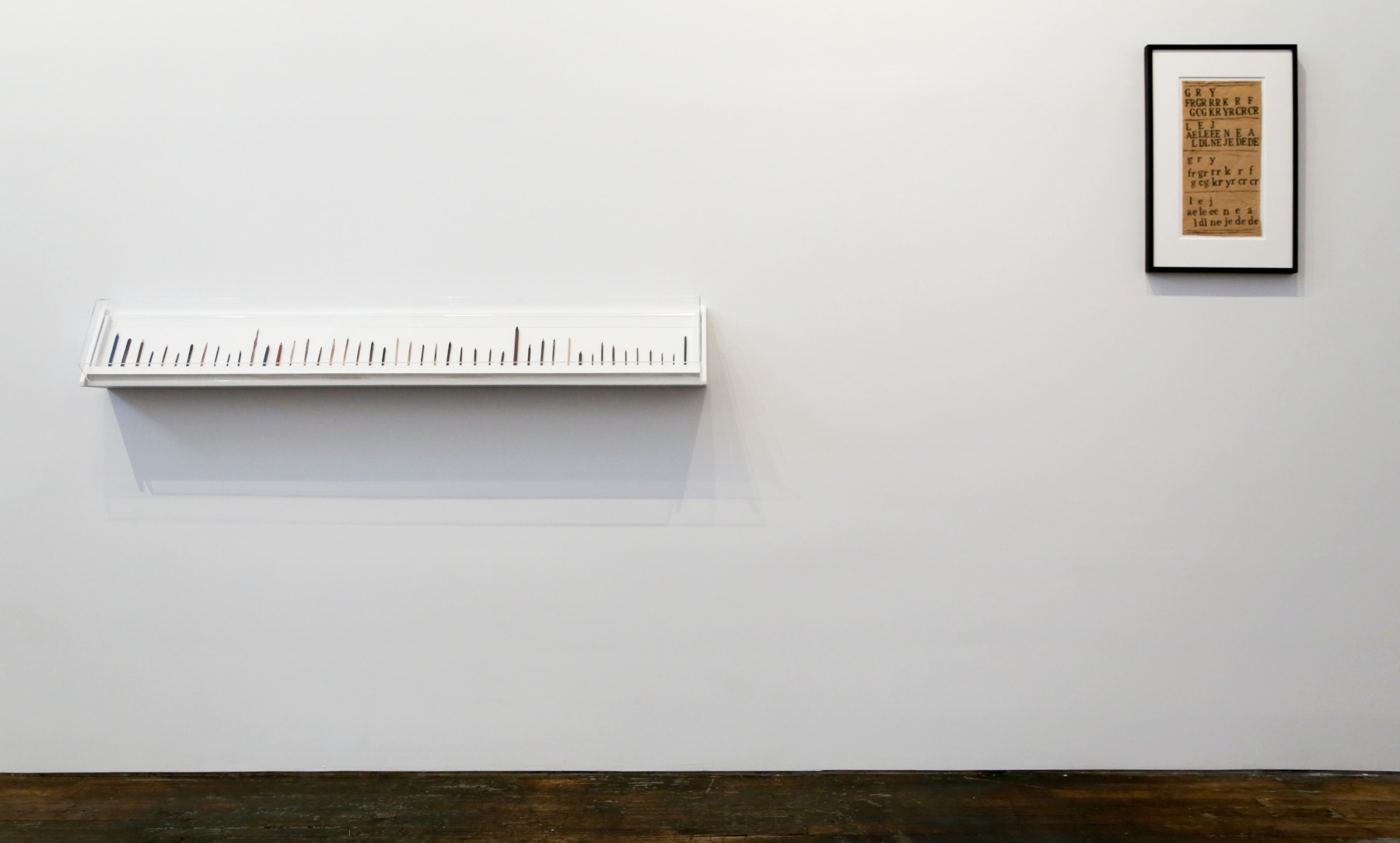 David Adamo / James Castle – installation view 8