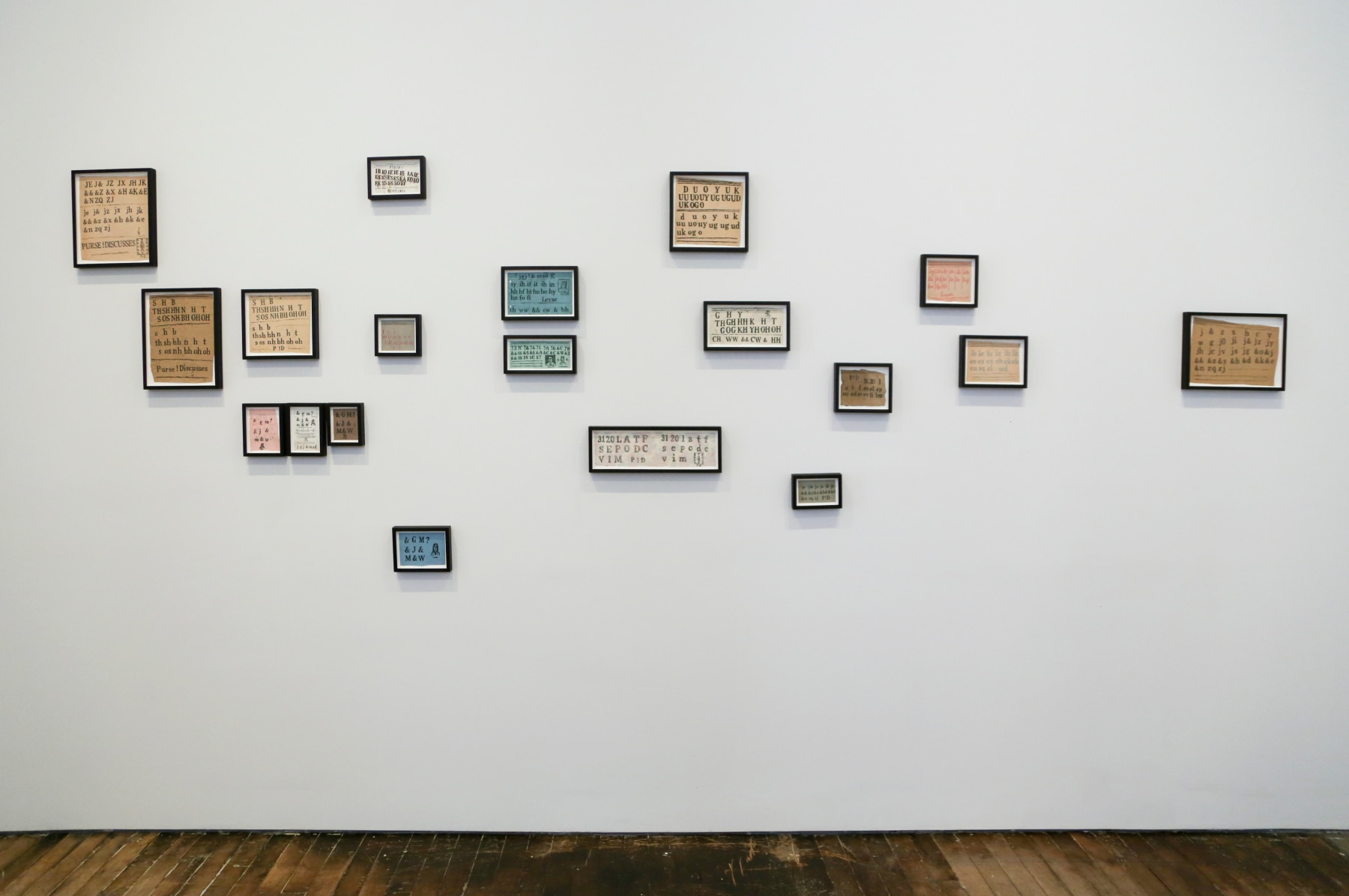 David Adamo / James Castle – installation view 7