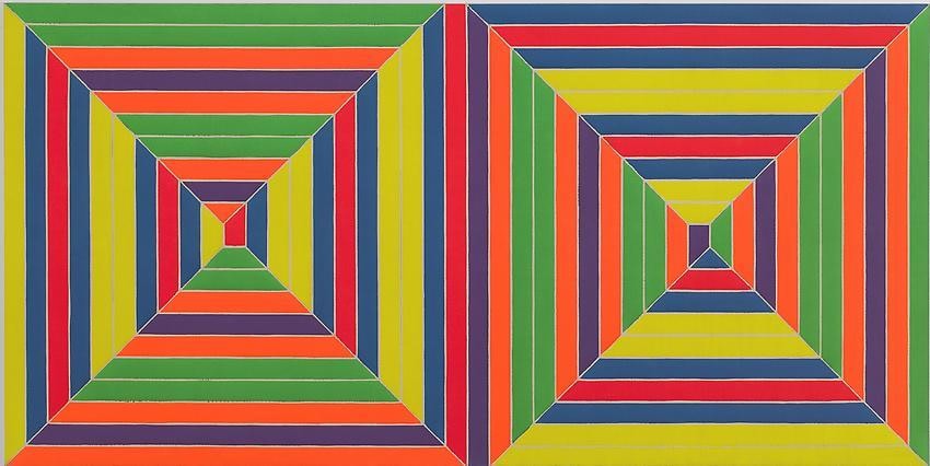 Frank Stella, Double Mitered Maze