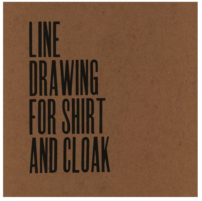 Line Drawing for Shirt and Cloak - Exhibitions - Theaster Gates