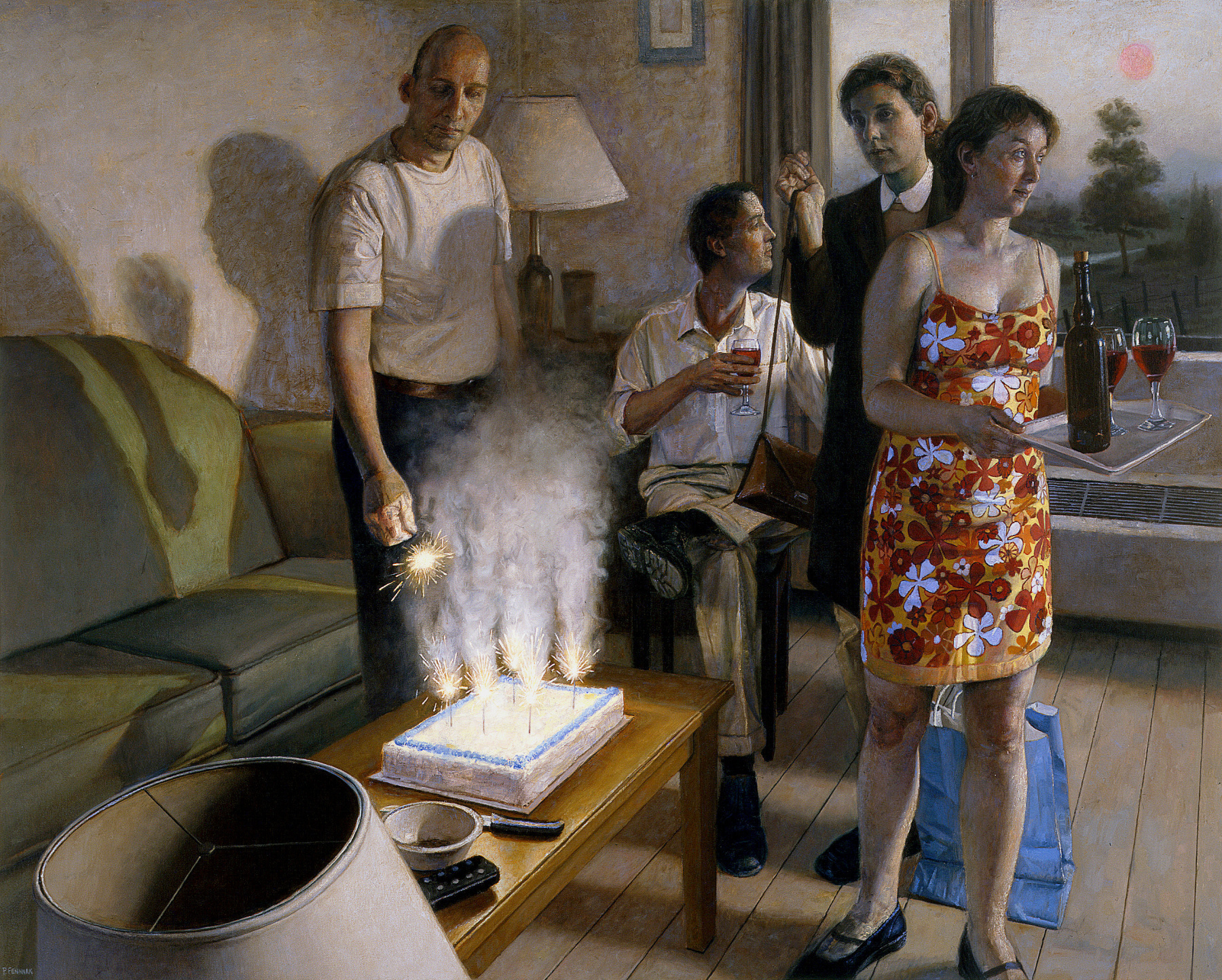Paul Fenniak, Birthday (SOLD), 2005, oil on canvas, 48 x 60 inches