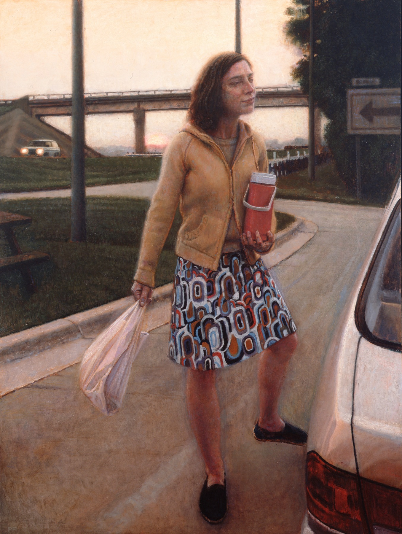 Paul Fenniak, Lay-By (SOLD), 2007, oil on canvas, 48 x 36 inches