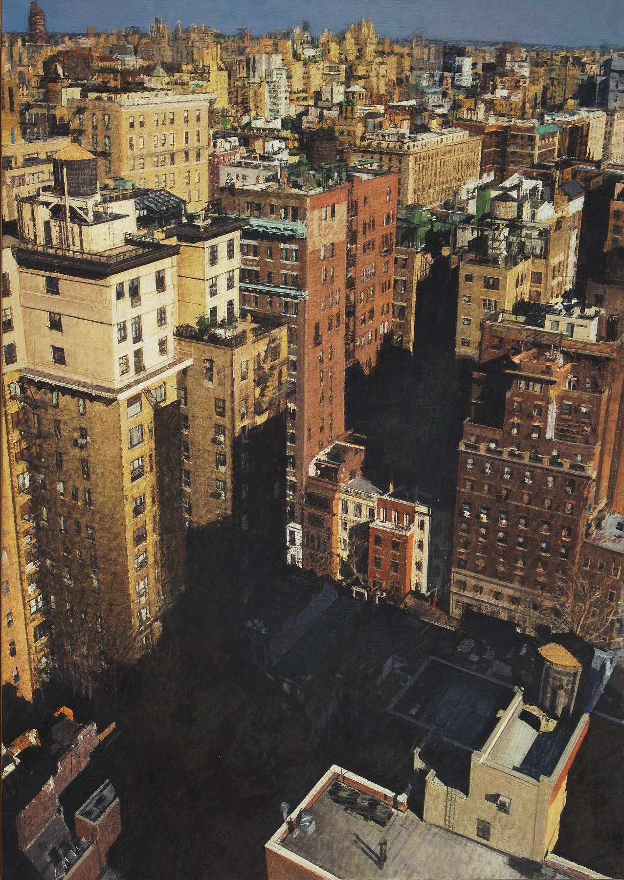 Bernardo Siciliano, Naked City #2 (SOLD), 2009, oil on canvas, 45 1/4 x 31 5/8 inches