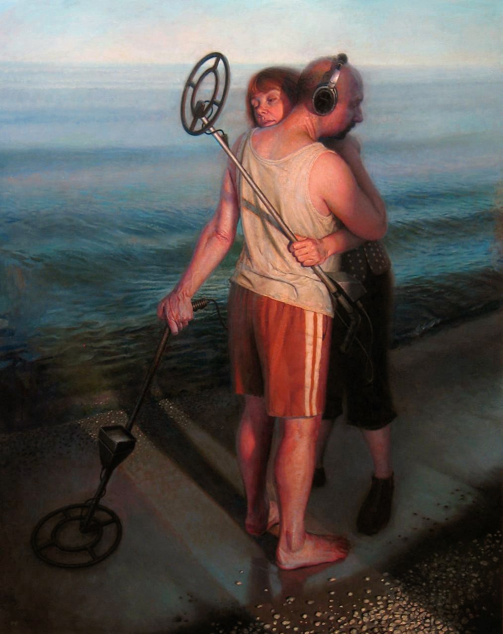 Paul Fenniak, Encounter (SOLD), 2008-09, oil on canvas, 60 x 48 inches