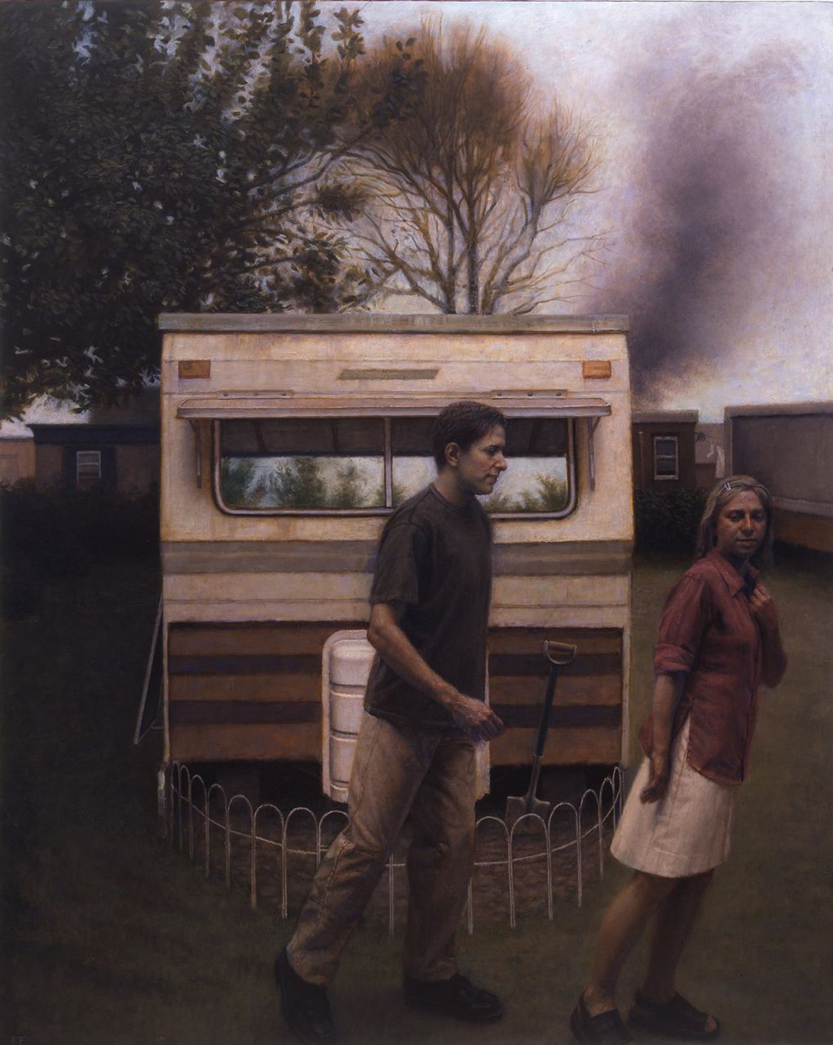 Paul Fenniak, Pursuit (SOLD), 2004, oil on canvas, 60 x 48 inches