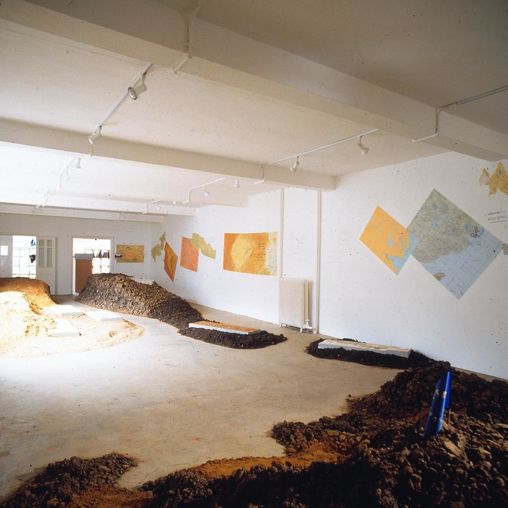  Installation View, Peter Fend: Eurasian Scenario, London Projects, April 20- May 21, 1994