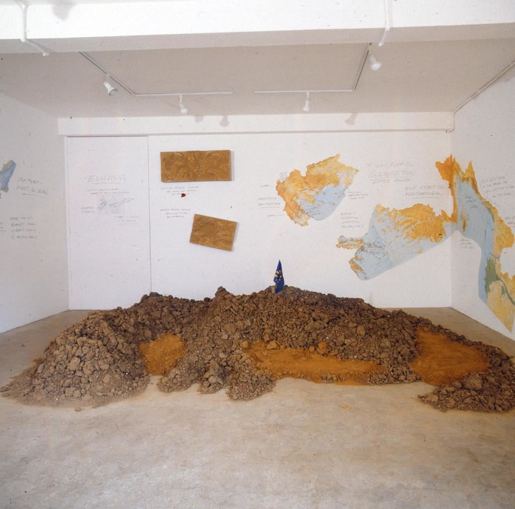  Installation View, Peter Fend: Eurasian Scenario, London Projects, April 20- May 21, 1994
