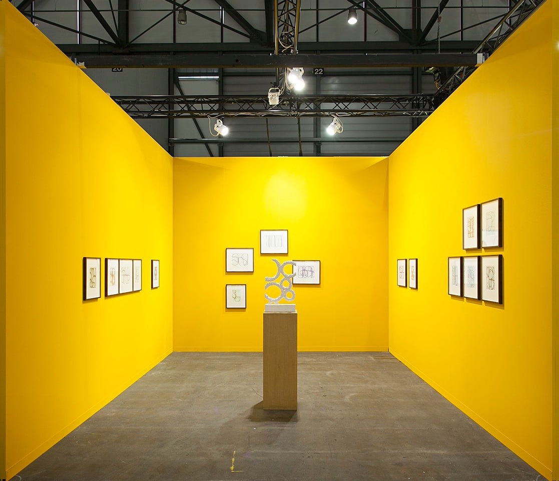  Installation view, Albrecht Schnider at Artgen&egrave;ve, January 30 - February 2, 2014