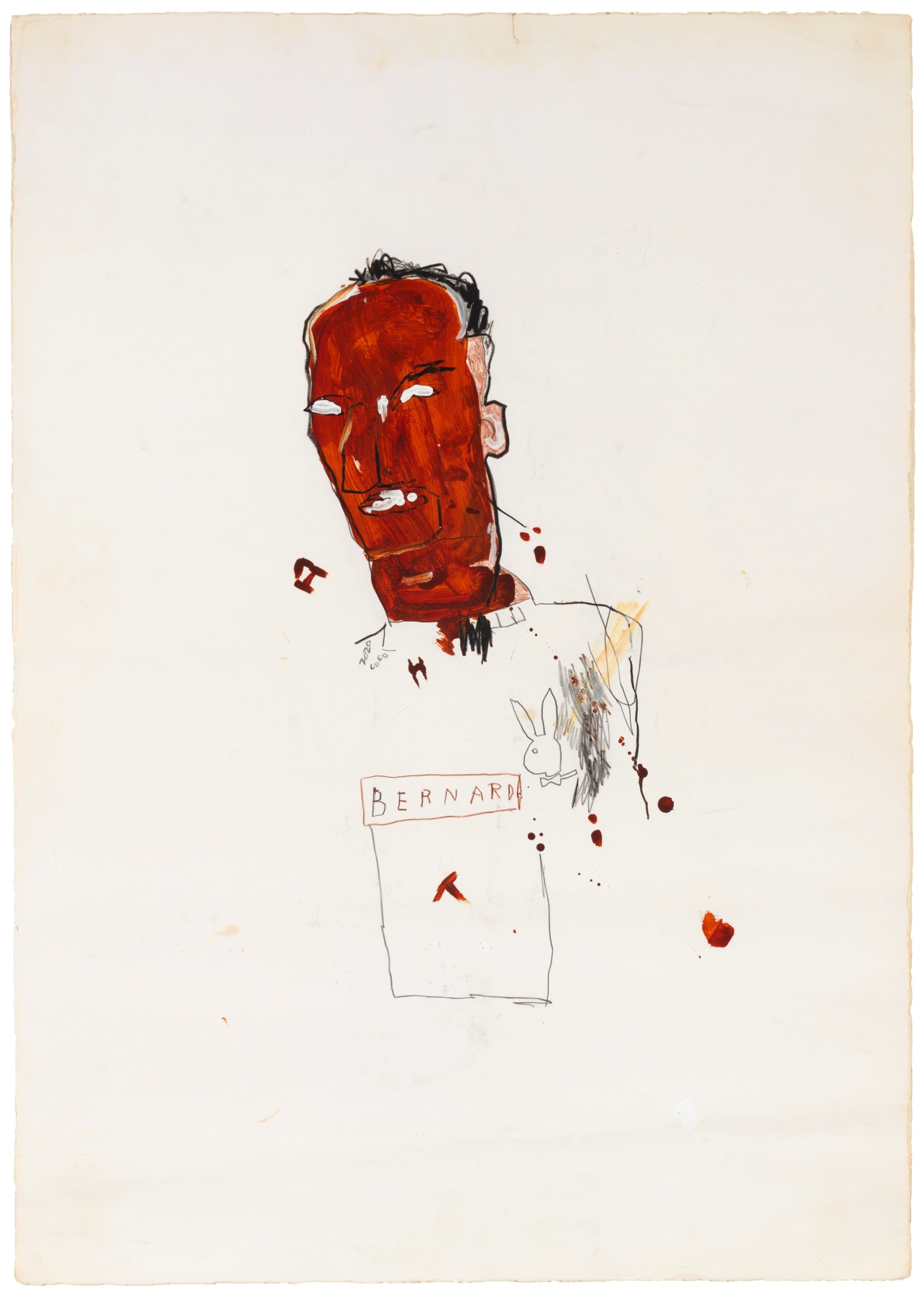 BA.12247 Basquiat PORTRAIT OF JOEL BERNARD