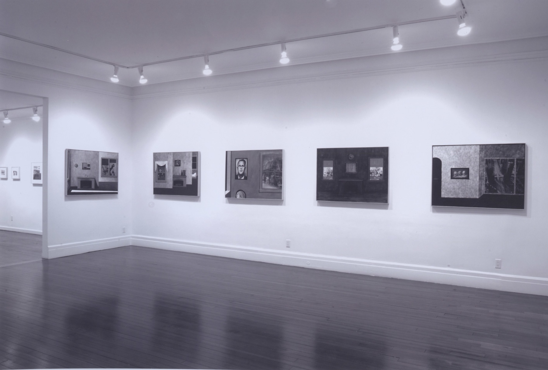 Installation view, Robert Morris: Waxing Time, Waning Light: New Paintings, 18 EAST 77
